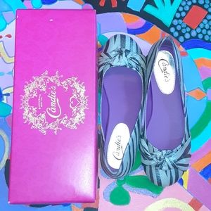 New Candies 8M Ginnetti Zebra ballet flats